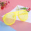 Unieke Gele Fun Glasses Party Oversized Shutter Brillen 5