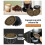 230ml Reusable Coffee Capsule Set, Refillable Filter Shells with Silicone Lids, Spoon and Brush for 7