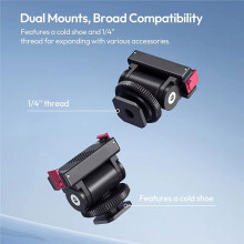 OA27 Snelle Bevestiging Koud Schoenmontage voor  Action 6/ Magnetische Adapter Statiefmontage met 1/4" Schroef 180 Kantelverstelling