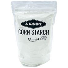 ?? AKSOY 100% Pure Corn Starch | 1.25 KG Airtight Container | All Natural Thickener for Soups, Stews, Gravy, Baking Pies, Puddings & Cakes | Non-GMO
