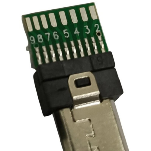 5 Pack  USB Connector for  S2/S3 MULTI Micro Camera Data 15 Pin USB PCB Connector Flat Micro USB Plug Adapter 2