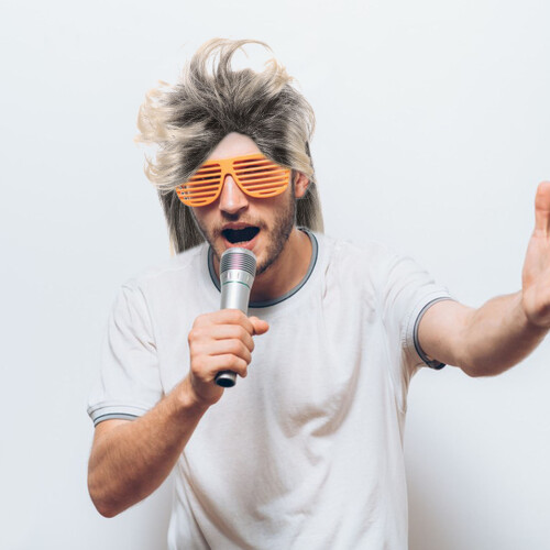 Wig 80S Synthetische Cosplay Rekwisiet 2
