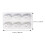 Witte Silicone Cakevorm Paashaas Chocolade DIY Bakvorm 2