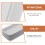 6St Plastic Schalen Lichtgewicht Beige Voor 5