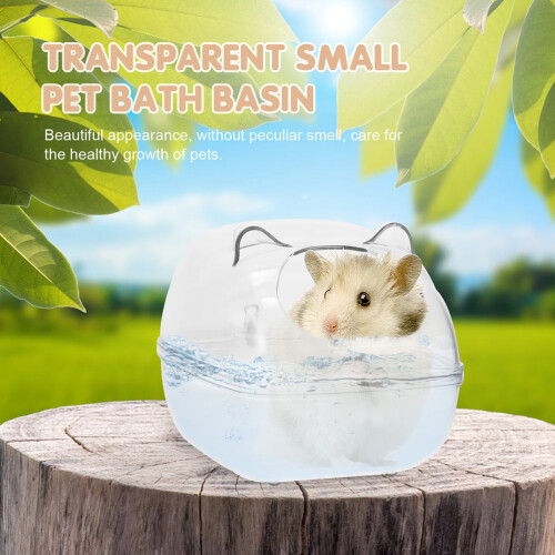 1St Plastic Badbak Transparant Hamsterbad Huisdierverblijf 2