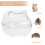 1St Plastic Badbak Transparant Hamsterbad Huisdierverblijf 6