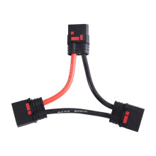 Connecteur de Batterie Haute Puissance QS8-S (Deux Mâles et une Femelle) Anti-Étincelles, Série QS8, Câble 8 AWG pour Drone RC UAV