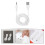4St Dc Oplaadkabel Usb Dc 3,5 X 1,35 Mm Stroomkabel 4