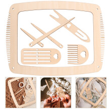 1Set Duurzaam Breiset in Beige, Perfect Voor DIY En Handwerken