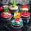 24St Assorti Kerst Cake Decoratie Wit Cupcake Topper 9