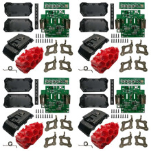 4X La Custodia In Plastica Della Batteria BAT618 Può Essere Riempita con un Circuito Stampato Della Batteria Agli Ioni di Litio 10 X 21700 per