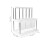 Storage Rack Bestekorganisator Besteckhouder Wit 2