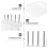 Storage Rack Bestekorganisator Besteckhouder Wit 4