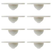 8St Universele Zelfklevende Wielen ABS Voor Opbergdozen Wit Stil