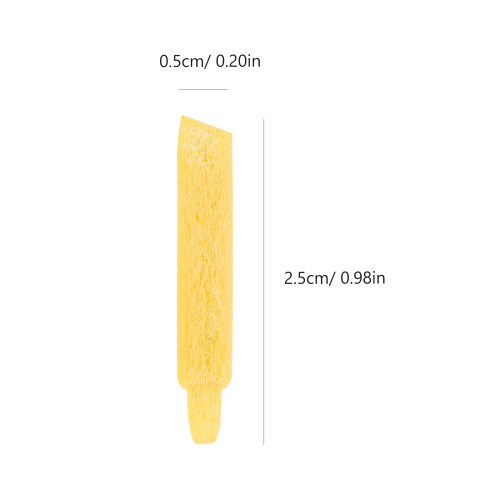 30St Compacte Gele Fiberpenpunten Voor Refillbare Verfmarkers 1