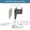 Wall Mount Anti-Theft Lock Holder for Tablets, E-Reader, Phone, Adhesive or Screws Install for Cooking Working Relaxing 9