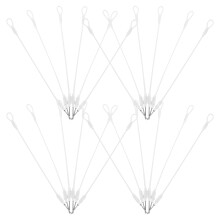 100St Wit ABS Beveiligingskoord Anti-Diefstal Voor Kleding