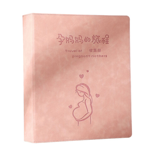 Vintage Zwangerschapsdagboek Roze Moeders