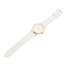Dameshorloge Quartz PU Band Wit Comfortabel Elegantie