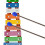 2Paren Paar Stevige Percussion Sticks Met Wol Voor Tongdrum 5
