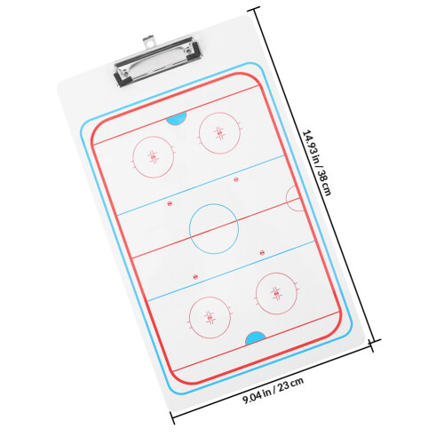 2St Wit Hockey Training Board Van PVC, Coaching Board Voor Kinderen 1