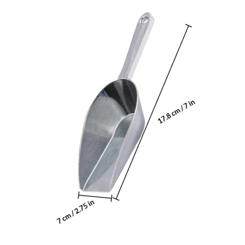 2 st. aluminiumlegering ijs schep met vierkante mond 1