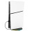 Supporto di Raffreddamento Verticale con Luce RGB per PS5 Slim per PS5 Pro Console Supporto per Base Antiscivolo Parti del Supporto Bianco 9