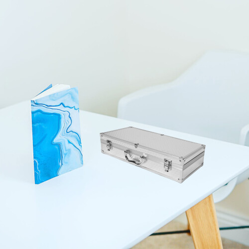Aluminum Microfoonopbergdoos Met Stevig Foam En Handvat 2