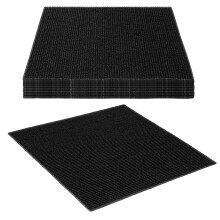 20St Zelfklevende Vloerkleden Polyester Zwart Duurzaam En Anti-Slip