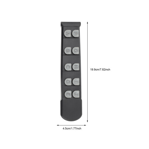 ABS Plastic Gitaar Trainer Handkracht Oefentool Zwart 1