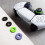 Precision Rings, Aim Assist Motion Control for PS4,PS5,  One, XBX, Pro & Scuf Controller (Black//Green) 4