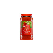 Mutti Pasta Sauce Rossoro Tomato With Genovese Basil Pdo, 400 g-6 Pack