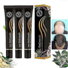 Regrowth Organic Hair Serum, 3 Pcs Hair Growth Serum, Anti-Hair Loss Hair Serum, Triple Roll-On Massager Hair Growth Essence for Thin Hair, Hair Growt
