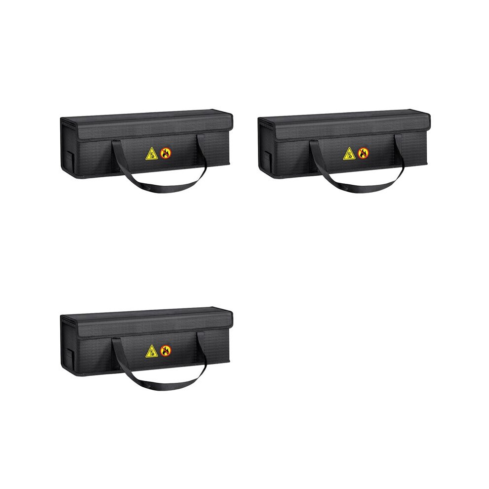 3X E-Bike Battery Bag E-Bike Lithium Battery Explosion-Proof Bag Charging Fireproof Waterproof Storage Bag 4713530646636