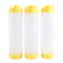 16Oz Omgekeerde Plastic Knijpflessen, Hervulbare Tip Grote Ventiel Dispenser Kruiderij Knijpfles voor Sauzen Ketchup