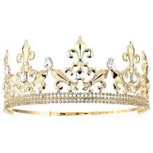 Couronne de Roi en ou pour Homme Couronne D'Anniversaire MéDiéVale ImpéRiale RéGlable Rois Du Bal