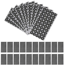 1500 Piezas 6mm Alta Reflectividad Marcadores de Escaneo 3D, Puntos de Seguimiento para Escáneres 3D y Seguimiento Óptico (30 Hojas/1500 Piezas)