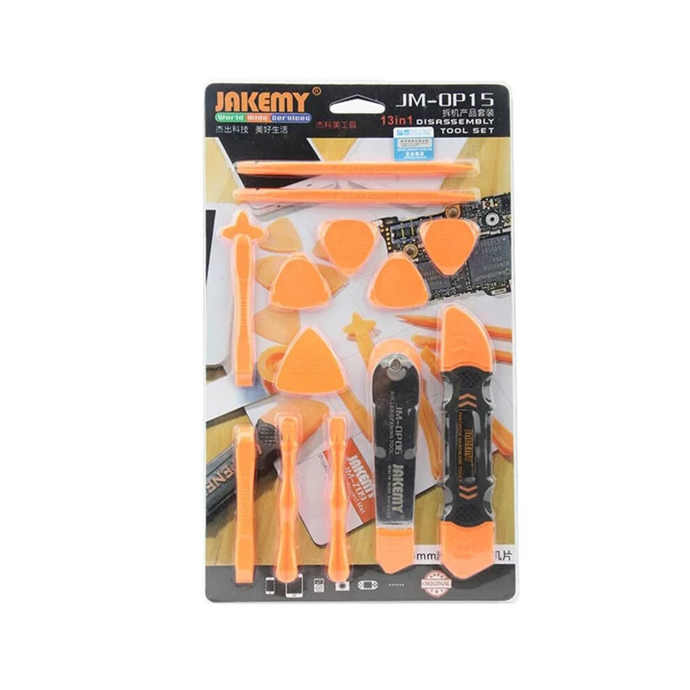 Jakemy Jm-Op15 13 In 1 Opening Tools For Mobile Phone Tablet Computer Lcd Screen Back Cover Opening Repair Pryer 6031211946164