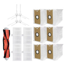 For Lydsto W2 / Kyvol Cybovac S60 / AICLE INS-200 Main Side Brush Hepa Filter Vacuum Cleaner Parts(15pcs)