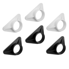 6 Pcs Kitchen Tap Reinforcement Brace, Sturdy Triangle Stabilization Plate for Sink Faucets, 36 mm Inner Bore
