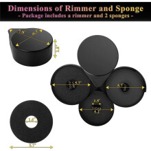 Conjunto de Rimmer de Sal, Rimmer de Sal com 3 Esponjas, Rimmer de Vidro de 3 Camadas, Prato de Rimmer de Sal para CoquetéIs, Sal em Barra e AçúCar