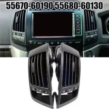 Car Air Conditioning Vent Grille for Land LC200 2007-2015 Cooling & Heating Adjust 55670-60190 55680-60130