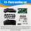 10Core 21700 Battery Storage Box Case for  40V Power Tools for  PCB Charging Board Nickel Strips Set 5
