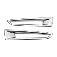 For  Roomy 2019-2021 ABS Chrome Rear Fog Light Lamp Cover Trim Foglight Bezel Decoration Frame