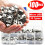 100PCS 10Types Replacement Micro USB Female Sockets Connector Micro USB Port Repair Adapter Set 5Pin Jack Plug Part 4