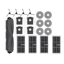 For L40 Ultra X40 X40 Pro X40 Ultra Robot Vacuum Accessories, Dust Bags Mop Main Side Brushes Cloths HEPA Filters