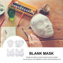 12St Witte Verfbare Maskers Voor Maskerade En Cosplay