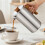 Cafetière à Piston en Acier Inoxydable avec Double Isolation Sous Vide, avec Poignée 6