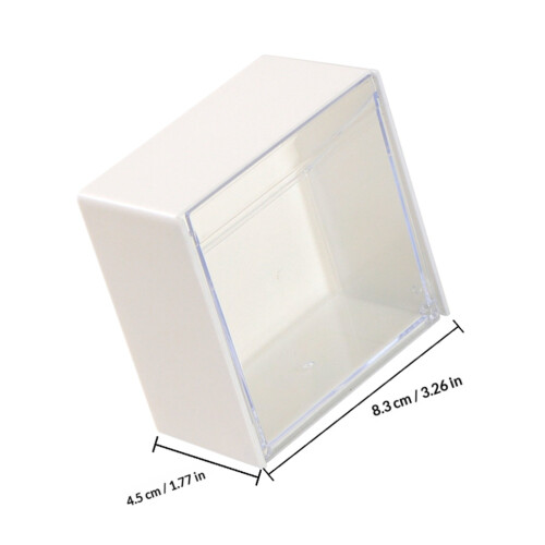 2 Stuks Filters Papier Opbergdoos Rond Wit Plastic 1