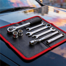 4-Piece Magnetic Tool Mat Set, Flexible Magnetic Mats for Workshop & Automotive Repair, Organize Wrenches, Screws, Bolts